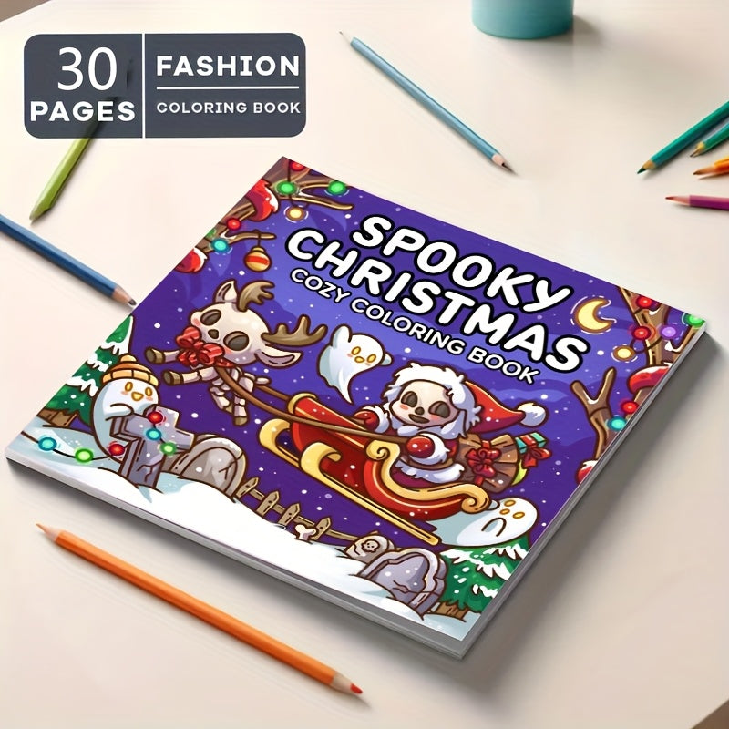 ✨ LIVRO PARA COLORIR – NATAL ASSUSTADOR! ✨