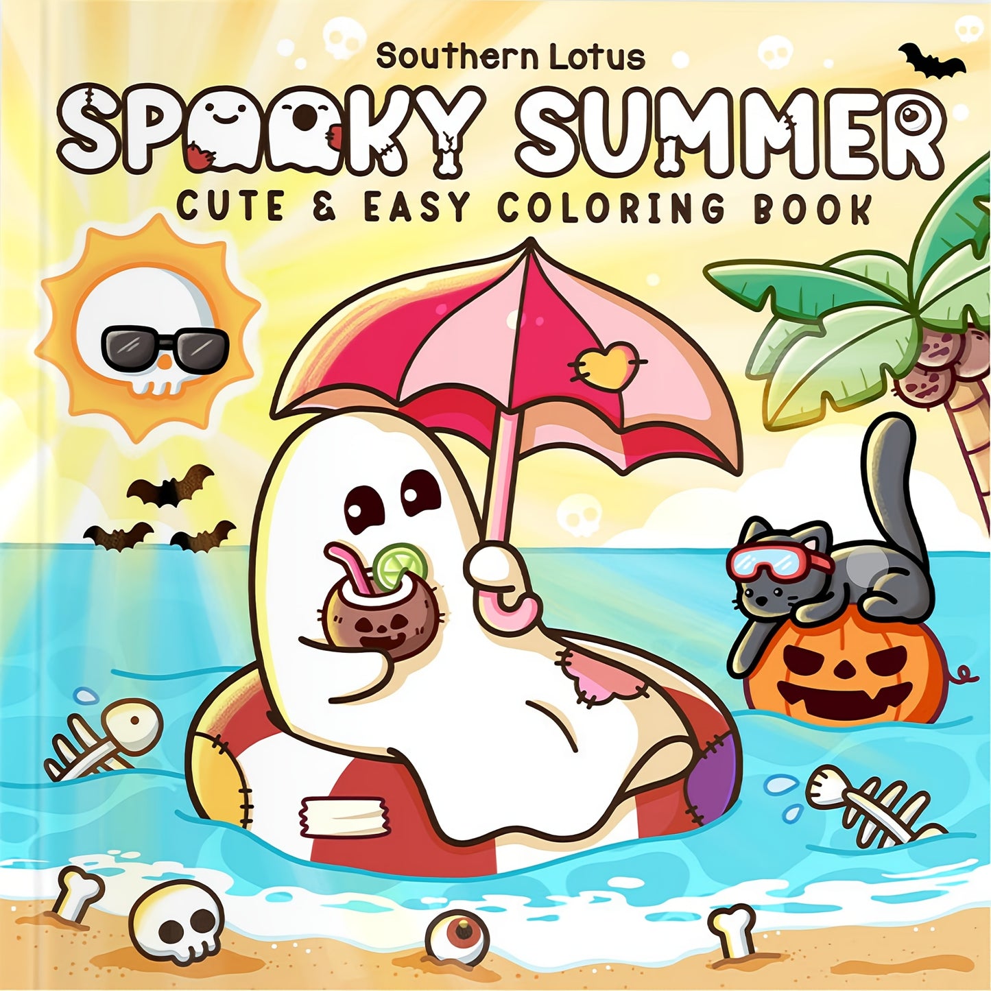 ✨ LIVRO PARA COLORIR – VERÃO ASSUSTADOR! ✨