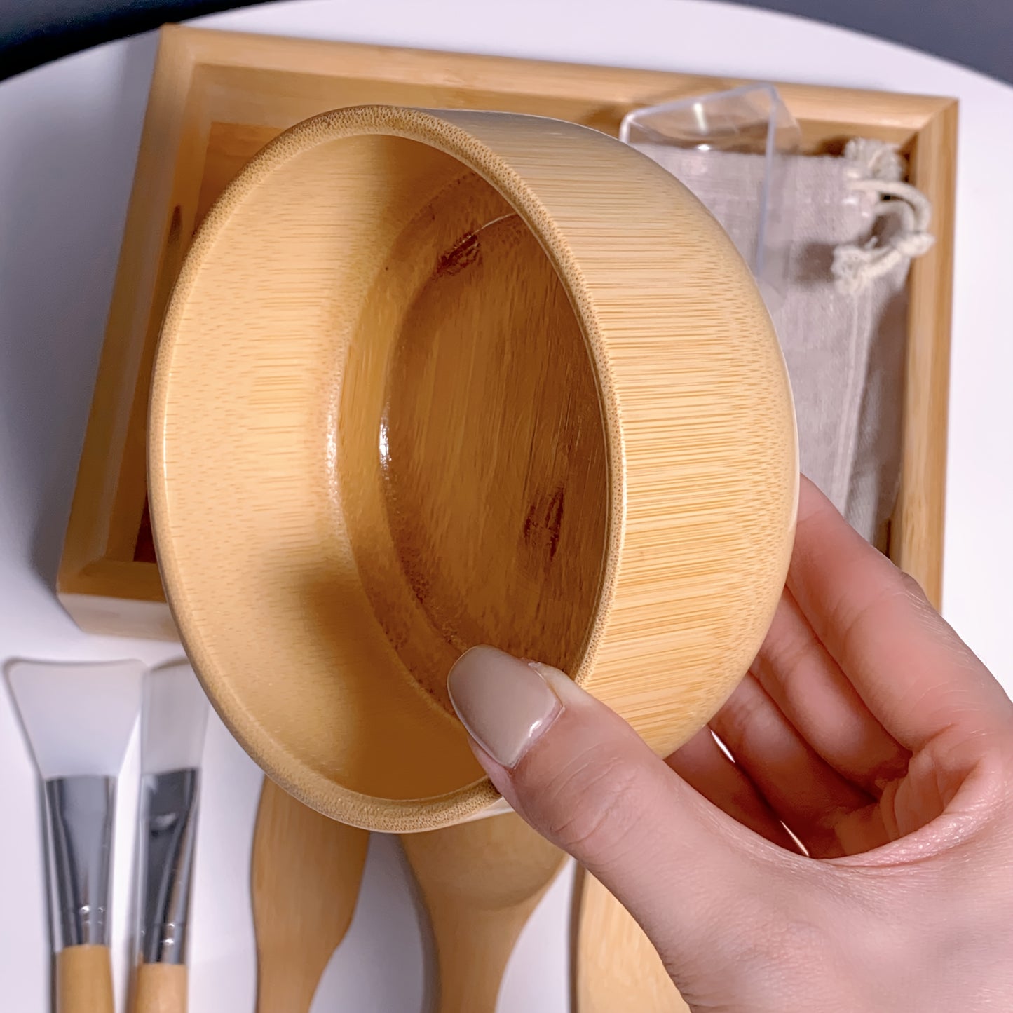 ✨ KIT PARA MÁSCARAS FACIAIS DE BAMBU ✨