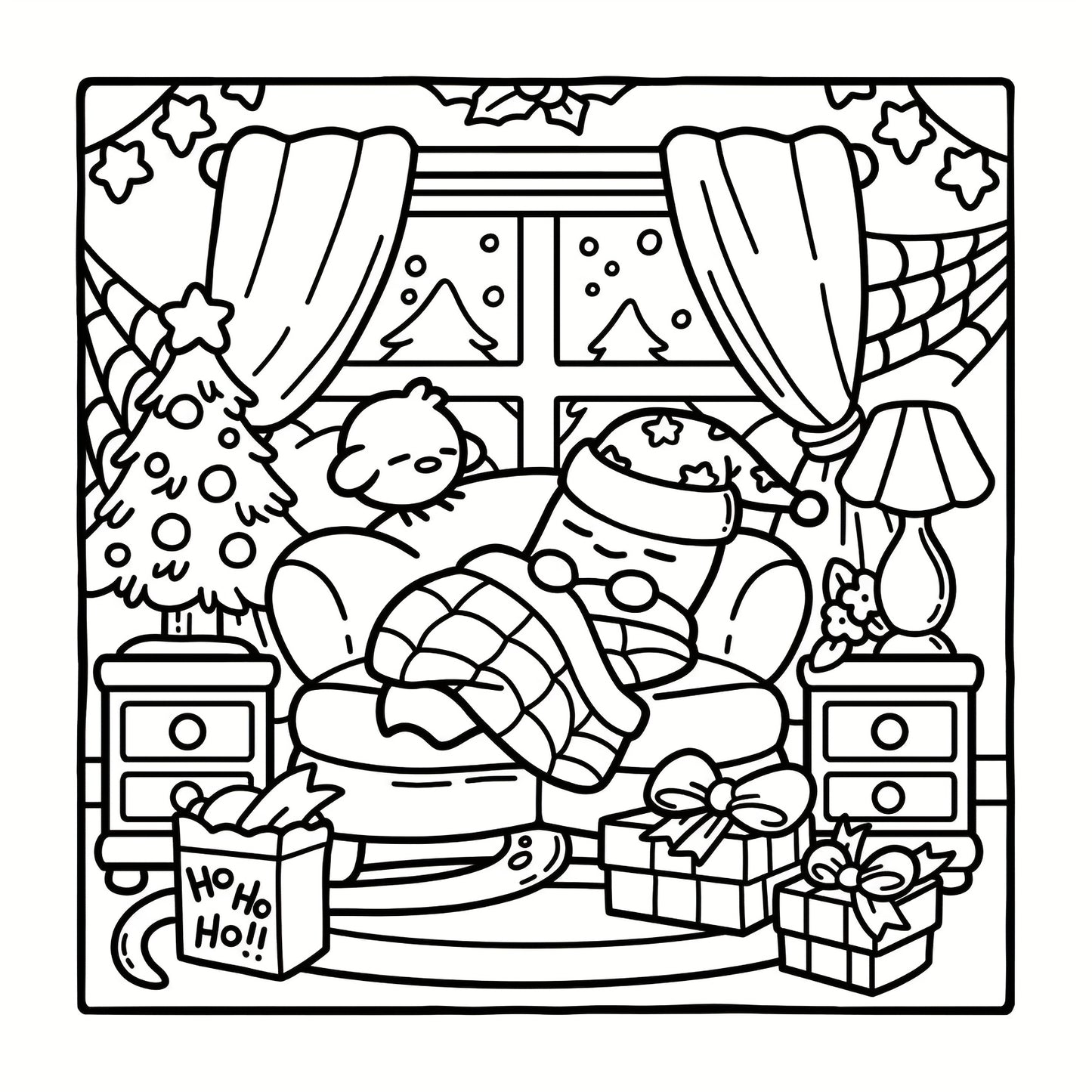 ✨ LIVRO PARA COLORIR – NATAL ASSUSTADOR! ✨