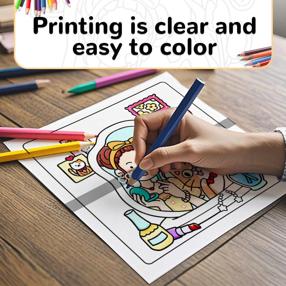 ✨ LIVRO PARA COLORIR – CAT MOM! ✨