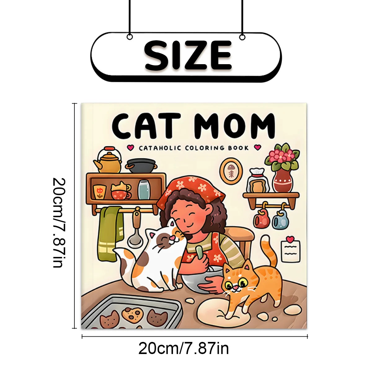 ✨ LIVRO PARA COLORIR – CAT MOM! ✨