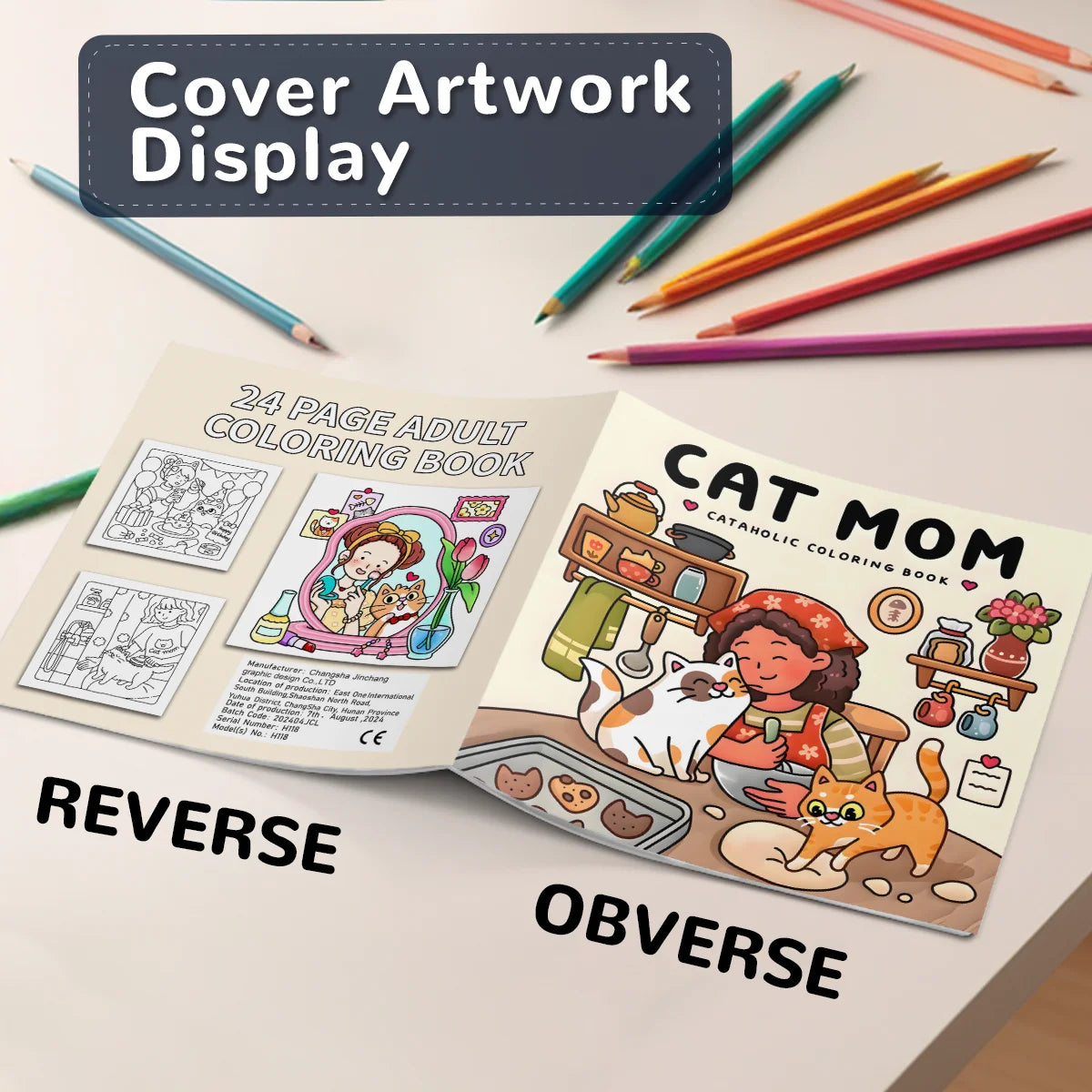 ✨ LIVRO PARA COLORIR – CAT MOM! ✨