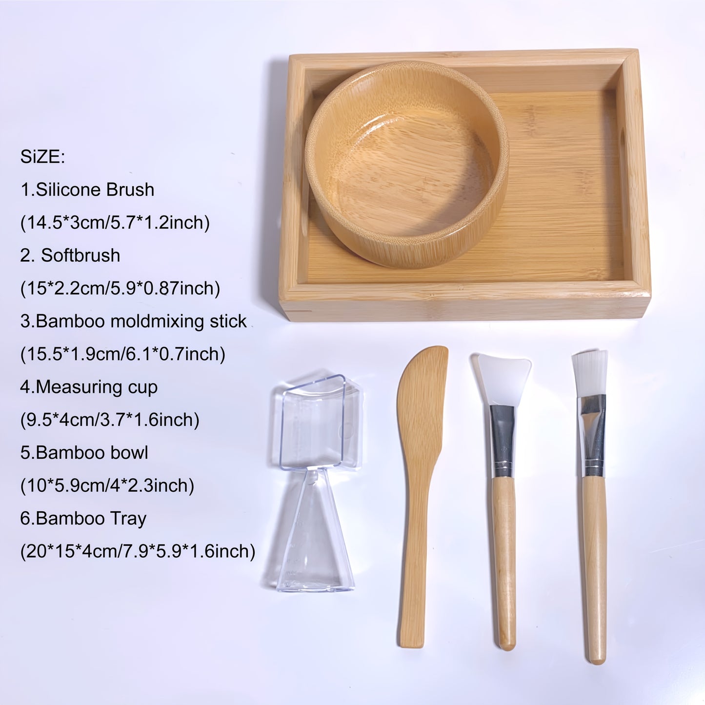 ✨ KIT PARA MÁSCARAS FACIAIS DE BAMBU ✨