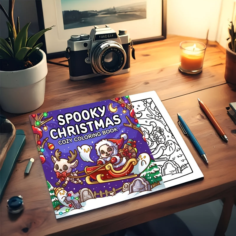 ✨ LIVRO PARA COLORIR – NATAL ASSUSTADOR! ✨