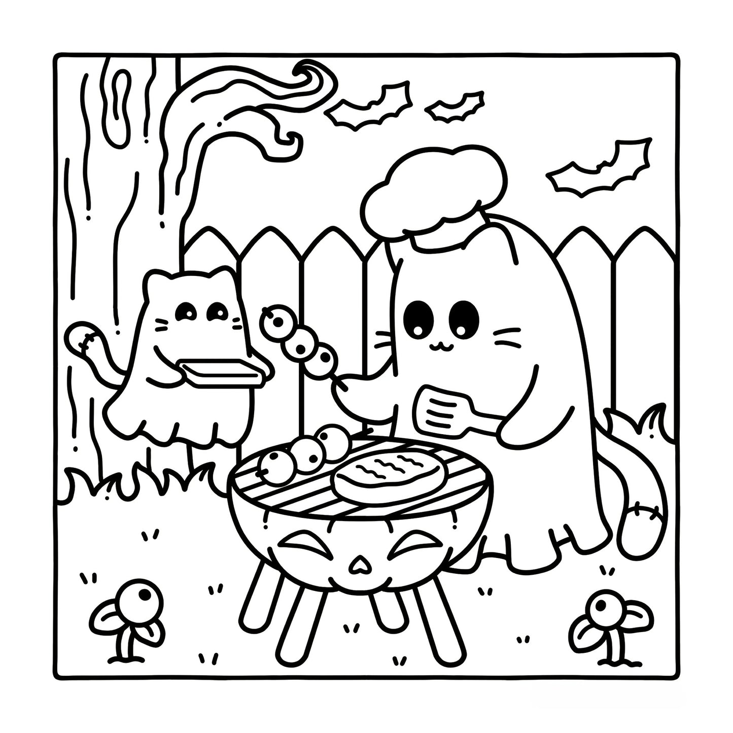 ✨ LIVRO PARA COLORIR – VERÃO ASSUSTADOR! ✨