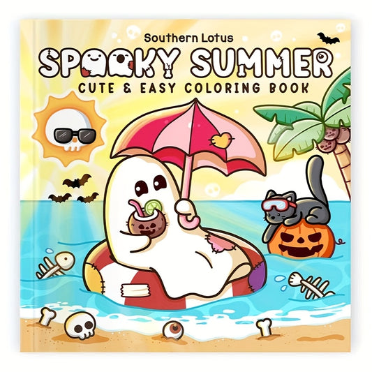 ✨ LIVRO PARA COLORIR – VERÃO ASSUSTADOR! ✨